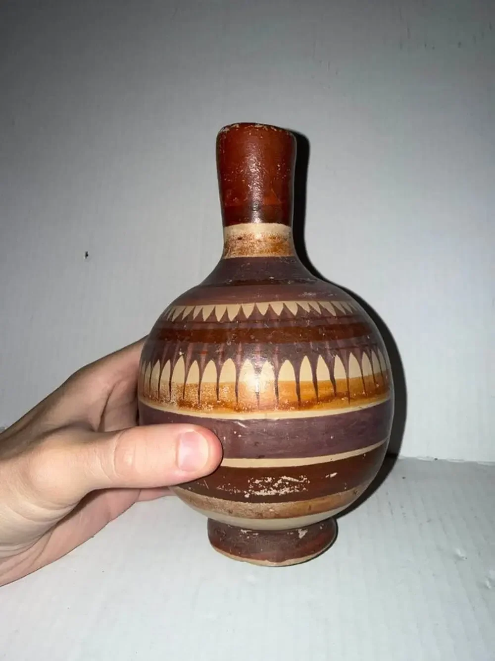 Preowned Tonala Jalisco Canelo Pottery Unsigned 8
